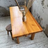 Farmhouse table, mountain furniture from the 50s