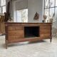 Drapery oak counter 1900