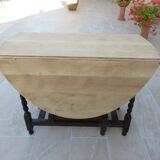 Oak folding table