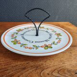Vintage Cheese Plate Gien France Handmade decor My Kitchen