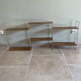 Modular metal shelves from the 1960s