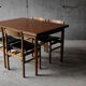 Table and 4 chairs 60