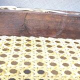 Tabouret carré Thonet N°56, vers 1900 canné et estampillé