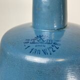 Suspension industrielle en émail bleu, années 1960