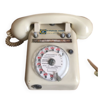 Vintage ancien téléphone fixe