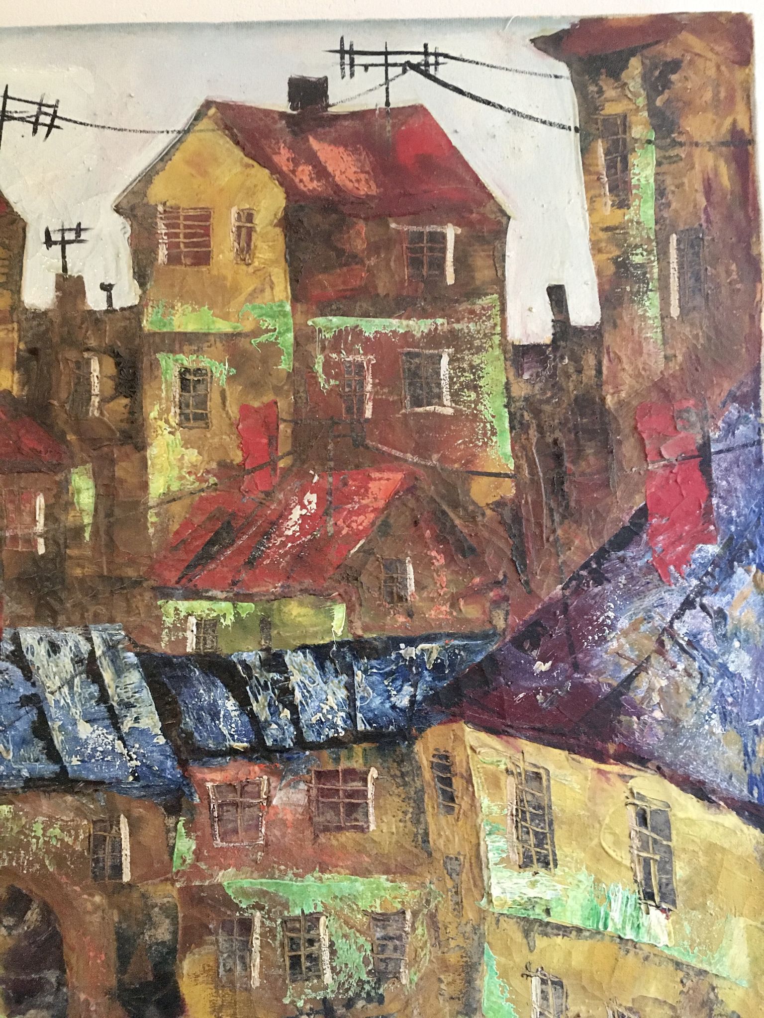 Huile sur toile peintre russe
