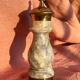 pepper mill, Italian, stone and brass, 1960s
