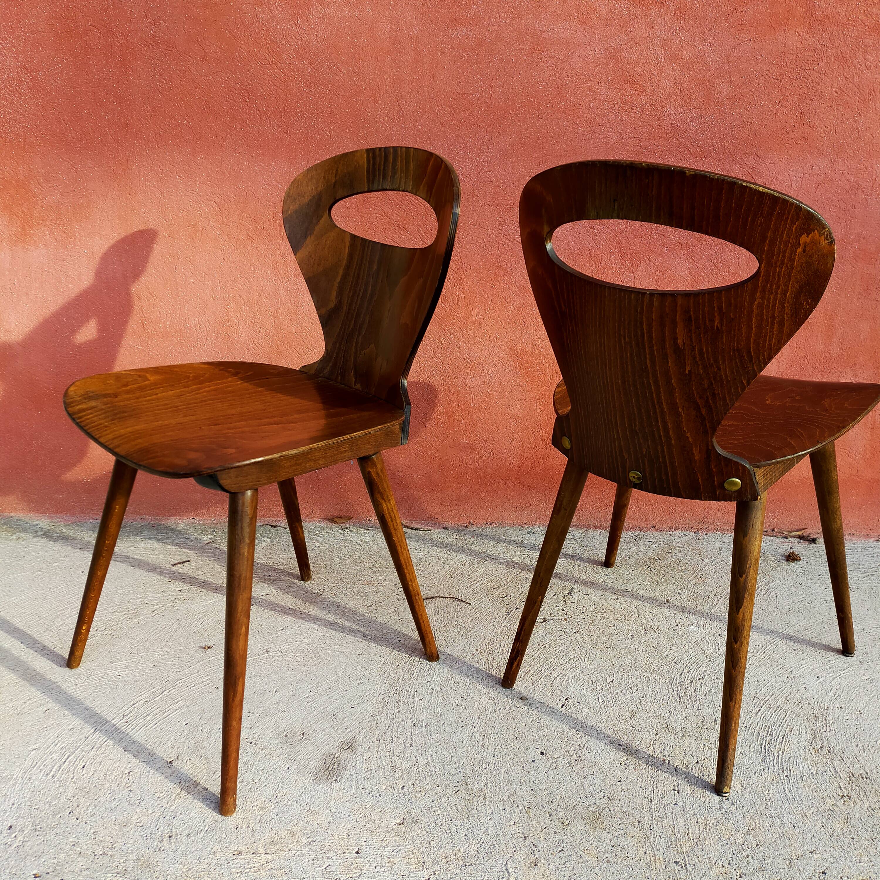 Paire de chaises Baumann fourmi
