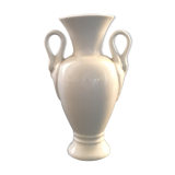 White vase swan handles