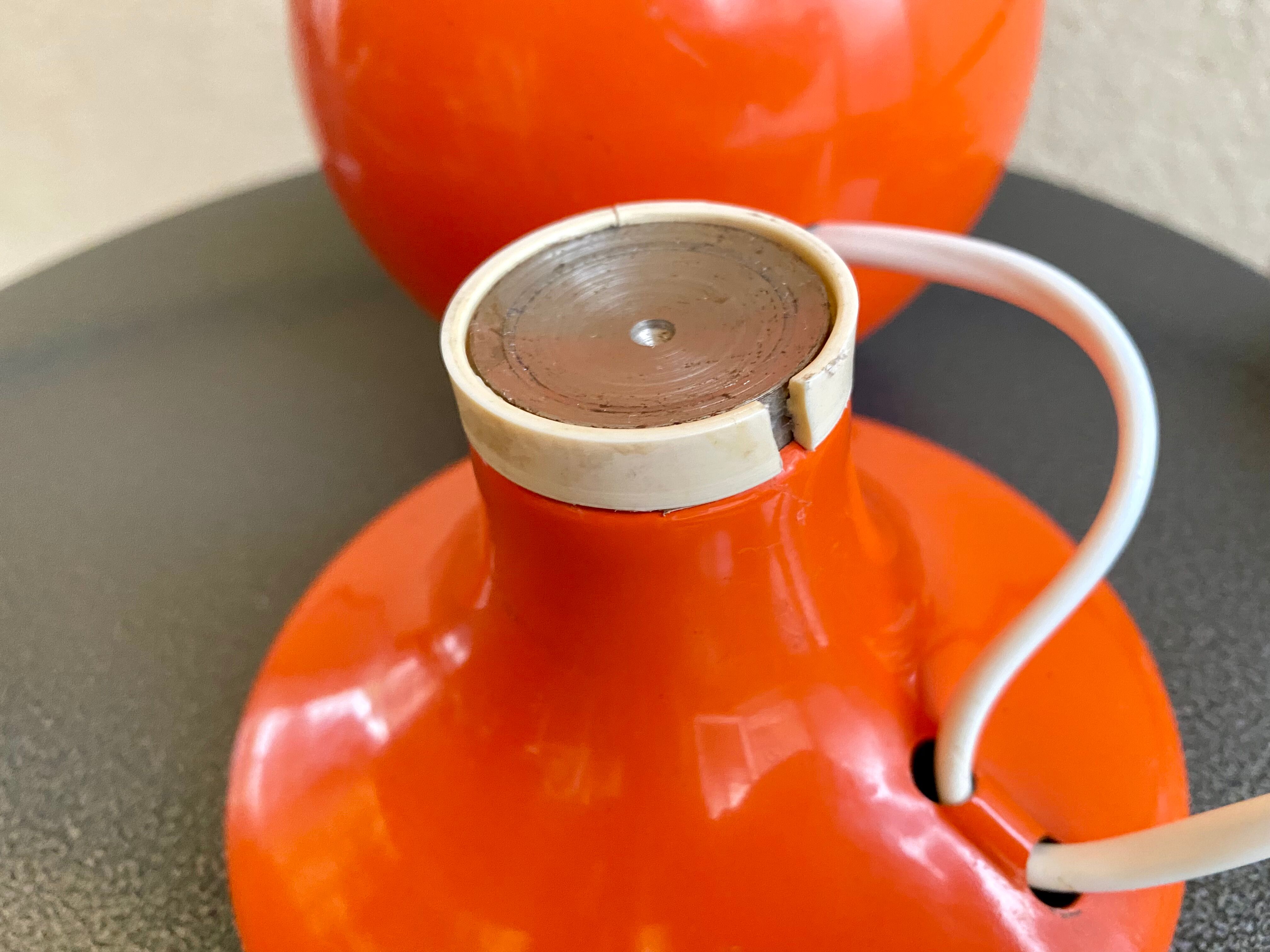 Magnetic eyeball lamp Luci italy vintage design 70s original