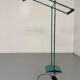 Postmodernist 1980s vintage metal halogen lamp