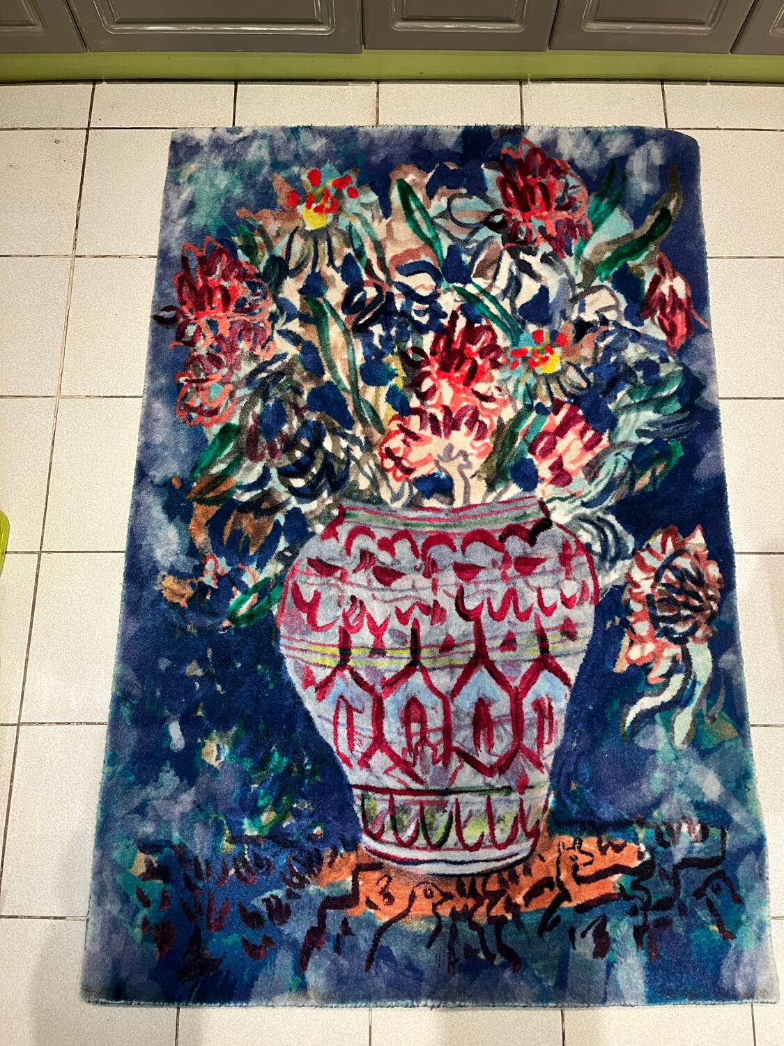 Designer floral rug Bêla Silva