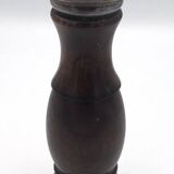 Vintage pepper mill in wood and silver, fisher silversmith 1937, italy