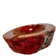 vintage orange alabaster ashtray