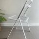 Vintage white folding chair Cidue
