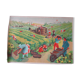 School pedagogical poster ancienne-les vendanges