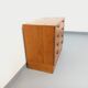 Vintage pine chest of drawers from the 1970s.