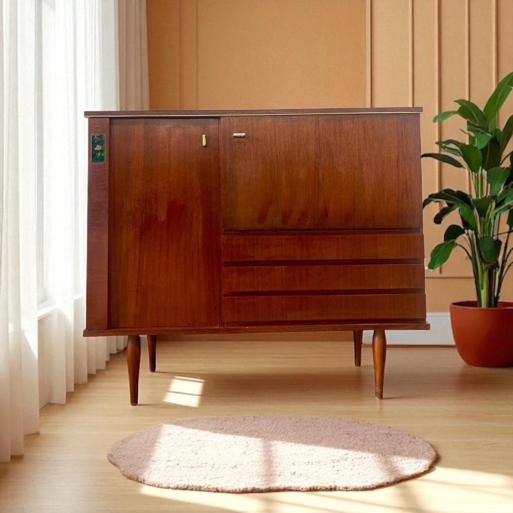 Vintage wooden bar cabinet / cabinet