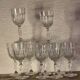 Verres pied cristal