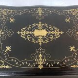 Cave a liqueur complète Napoléon III Marqueterie boulle Coffret ancien