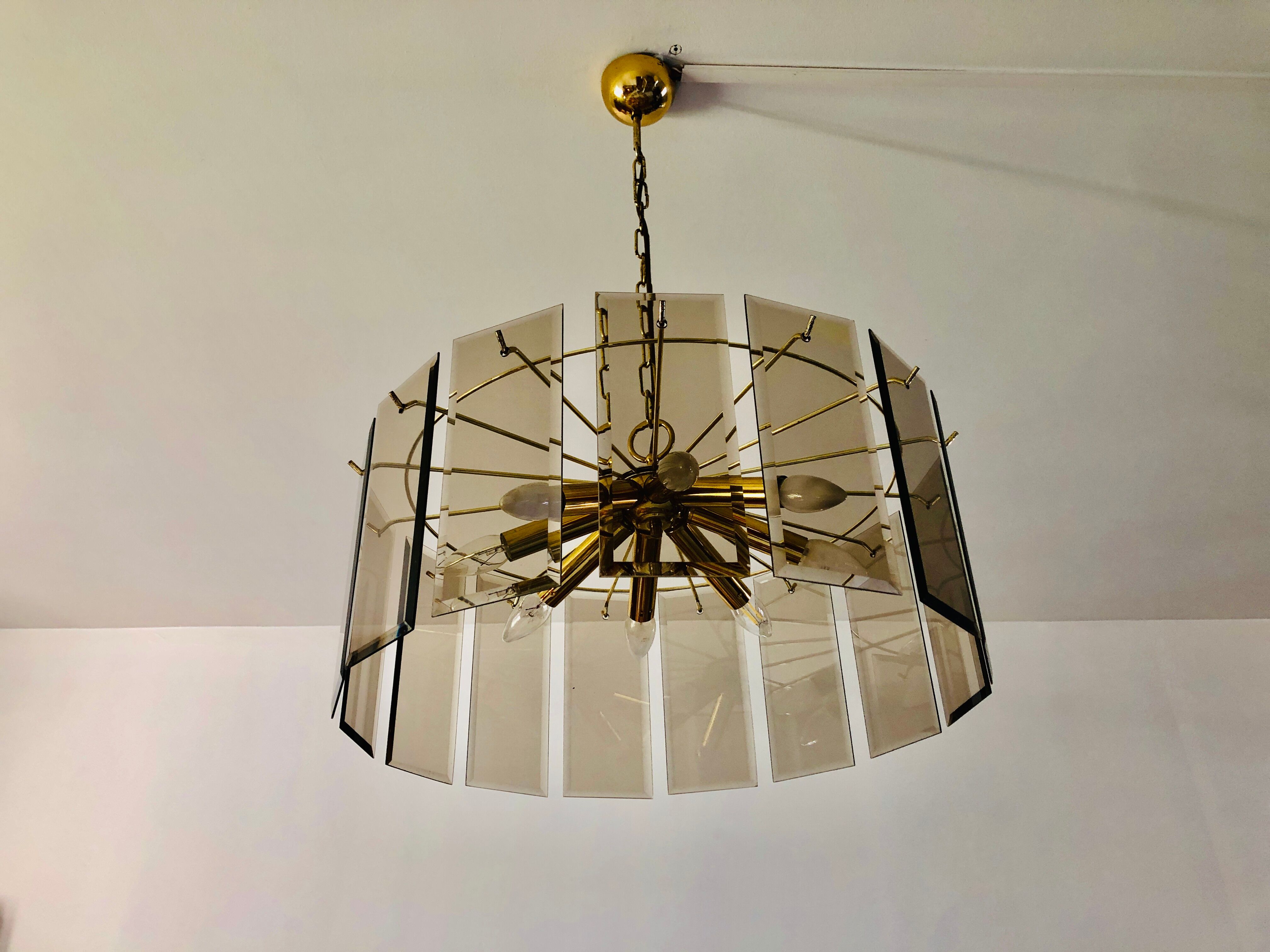 Large chandelier 8 burners 1970