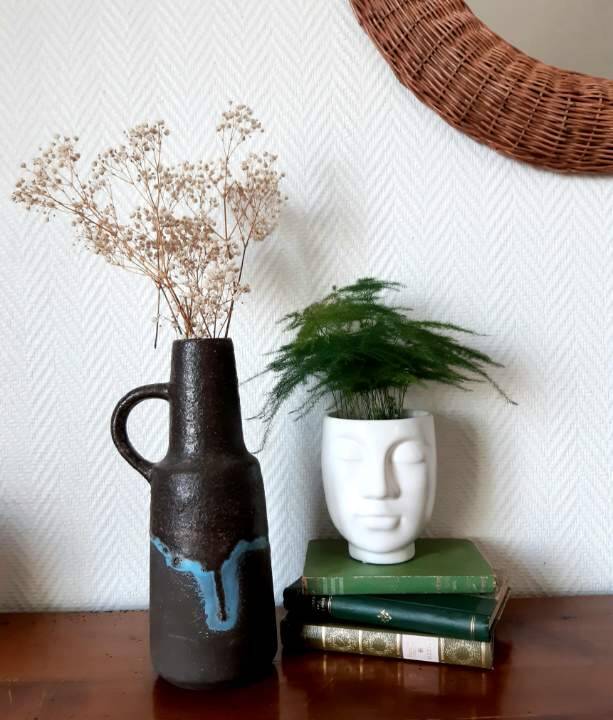 Scheurich Keramik vase, vintage ceramic 1970