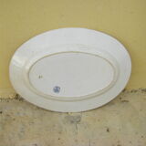 Oval dish in old faience