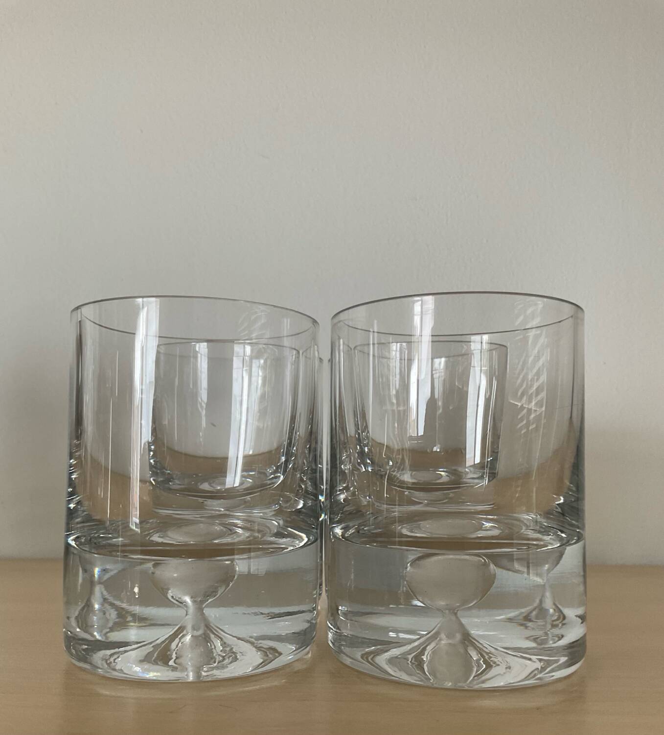 Set of 4 Kosta Boda glasses from the 70s