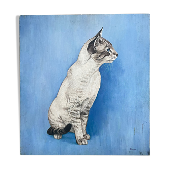 Old painting on wood