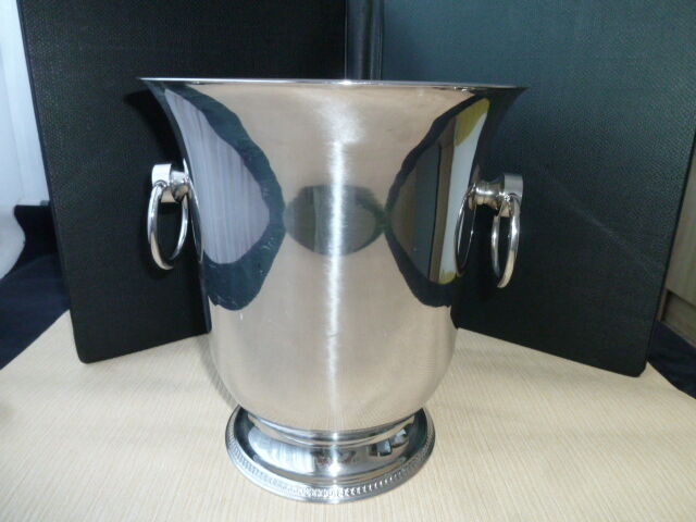 Guy Degrenne stainless steel champagne bucket