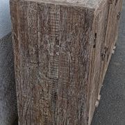 Buffet 4 portes en bois brut
