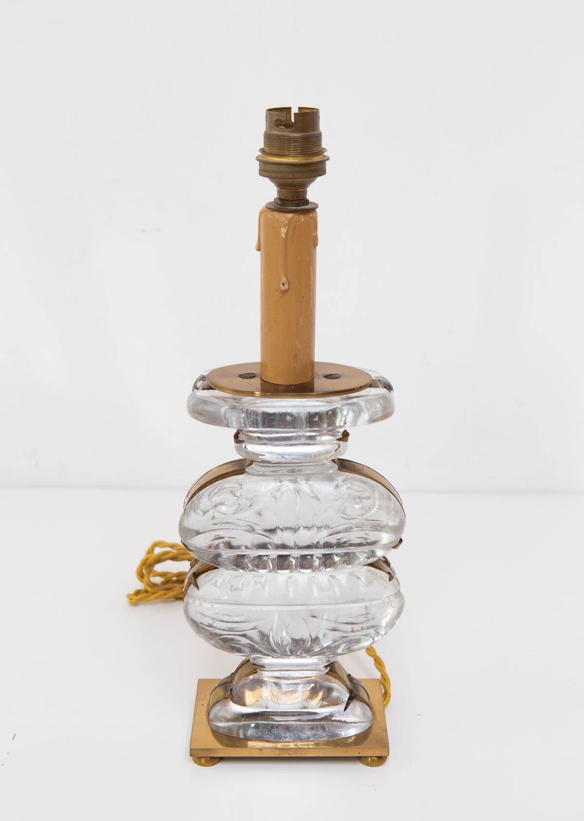 Baguès Maison table lamp in brass and crystal, circa 1960 (32.5 cm)
