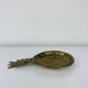 Vintage gold-plated brass pineapple emptier