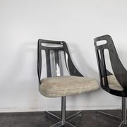 Set of 4 Space Age chairs by Brody
