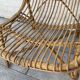 Vintage rattan armchair 60s-70s
