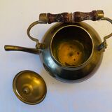 Old brass tea