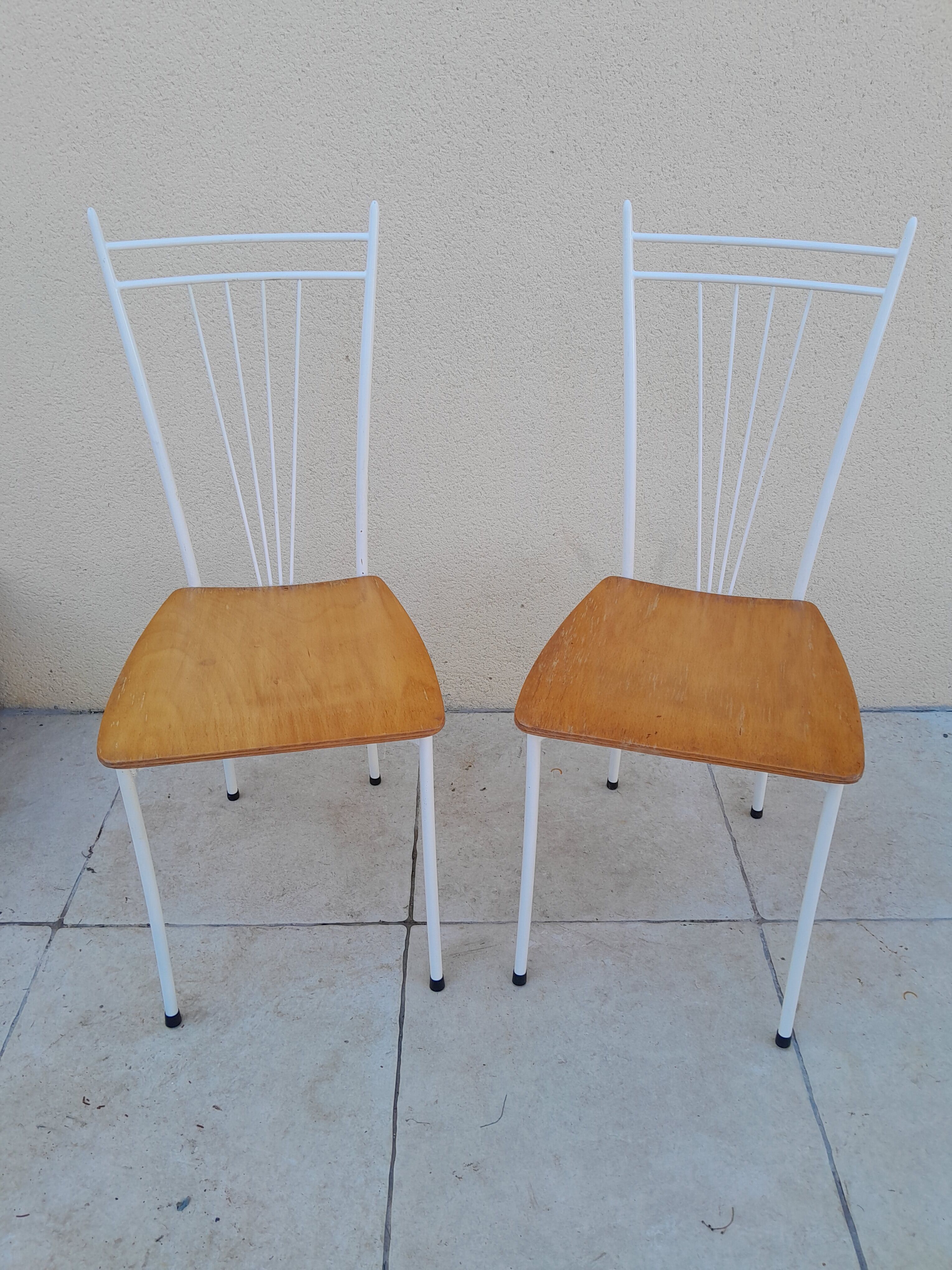 Paire de chaise vintage