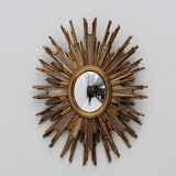 Rare oval convex sun mirror (3 pieces available)