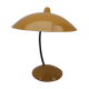 Lampe de table en métal jaune moutarde
