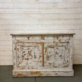 White patinated buffet