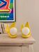 Paire de lampes POP jaune vif - 1980.