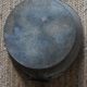 Round zinc basin with two handles vintage garden