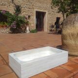 Macael white marble sink
