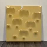 Porte-manteau en plaques par De Pas, D'Urbino & Lomazzi pour Longato, Italie, 1967