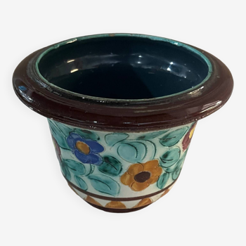 Ceramic flower pot cover