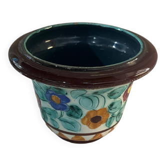 Ceramic flower pot cover