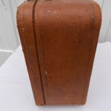 Vintage leather suitcase