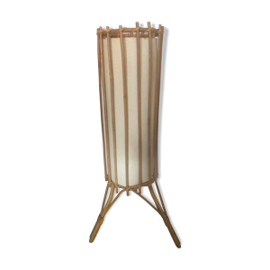 lampe rotin bambou osier