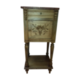 Bedside or deco with marble side table