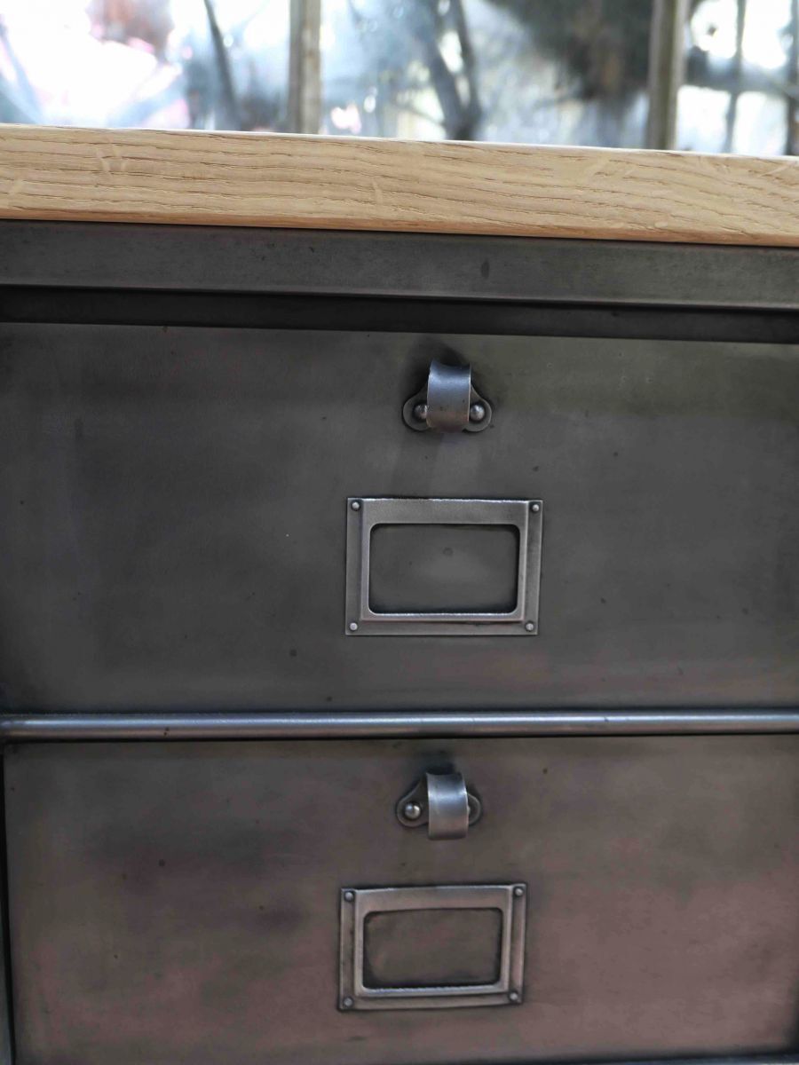 Industrial furniture with 12 strafor valves 1950